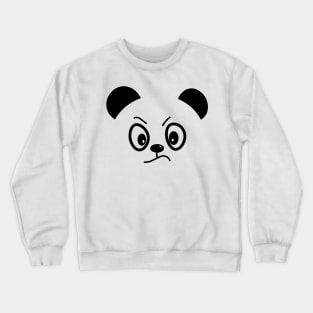 Angry panda bear Crewneck Sweatshirt